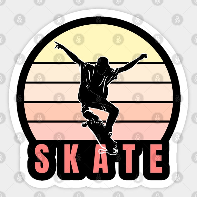 SKATE Sticker by irvtolles